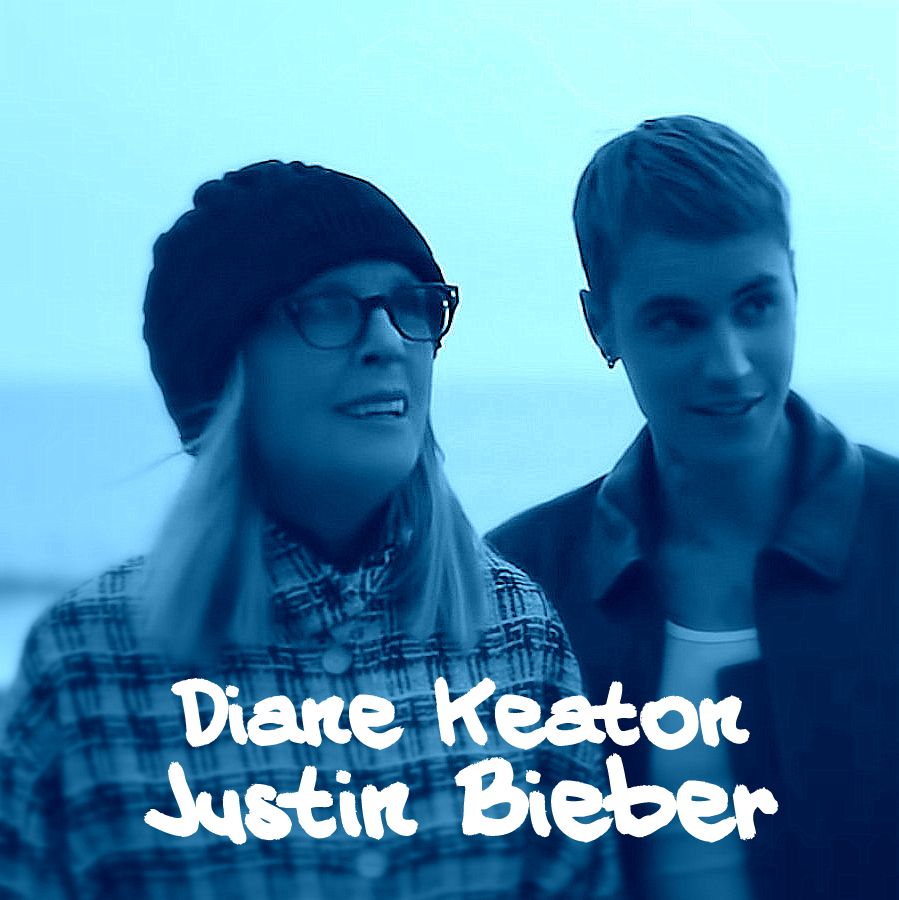 Justin Bieber, Diane Keaton,