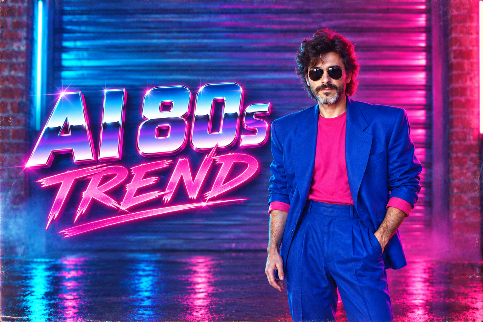 Χαμός με το AI 80s trend που κατακτά τα social media