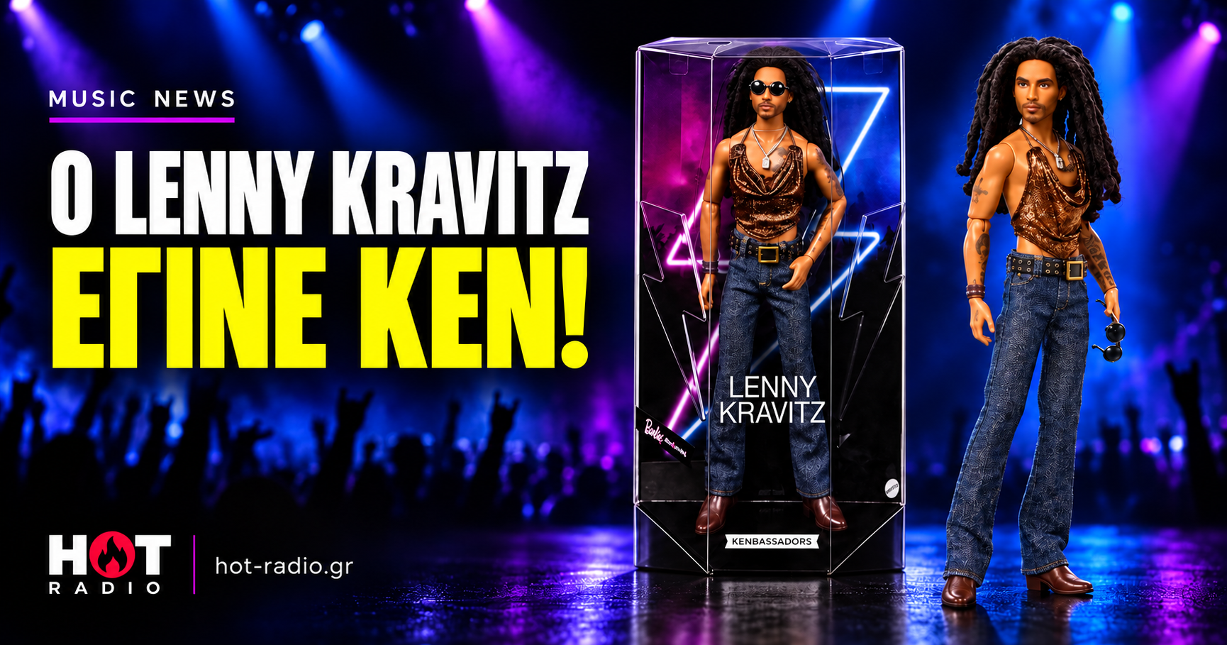 Ο Lenny Kravitz έγινε Ken — και έφερε το rock στην παρέα της Barbie!